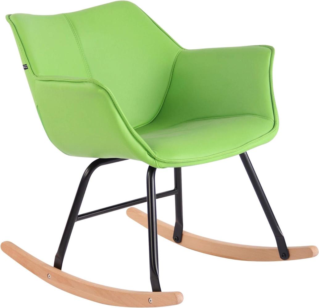 Stuhl Polo Kunstleder, grün Bild 1