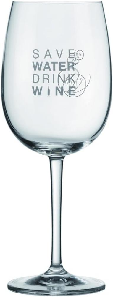 Vino Rotweinglas save water drink wine Bild 1