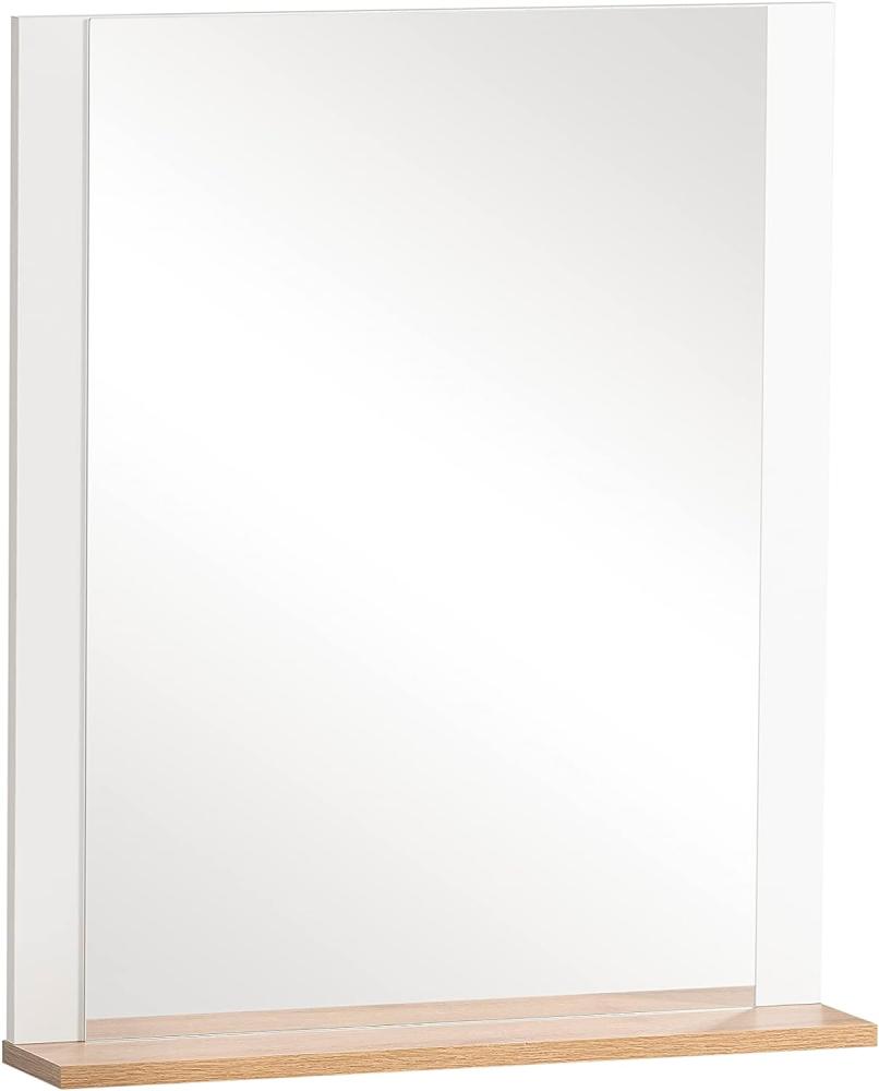 SCHILDMEYER Spiegel Spiegelelement Garderobenspiegel Jelda 600 mattweiß eiche Bild 1