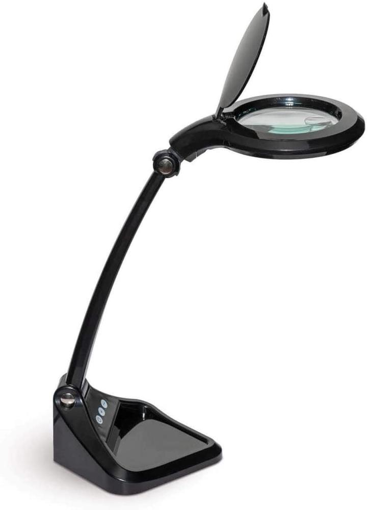 Maul LED-Lupenleuchte Mauliris dimmbar 40 LED tageslichtweiß schwarz Bild 1