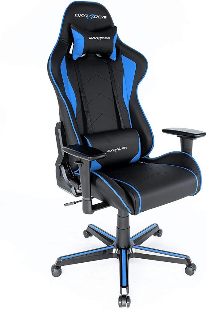 Bürostuhl DX-Racer F08-NB schwarz und blau Bild 1