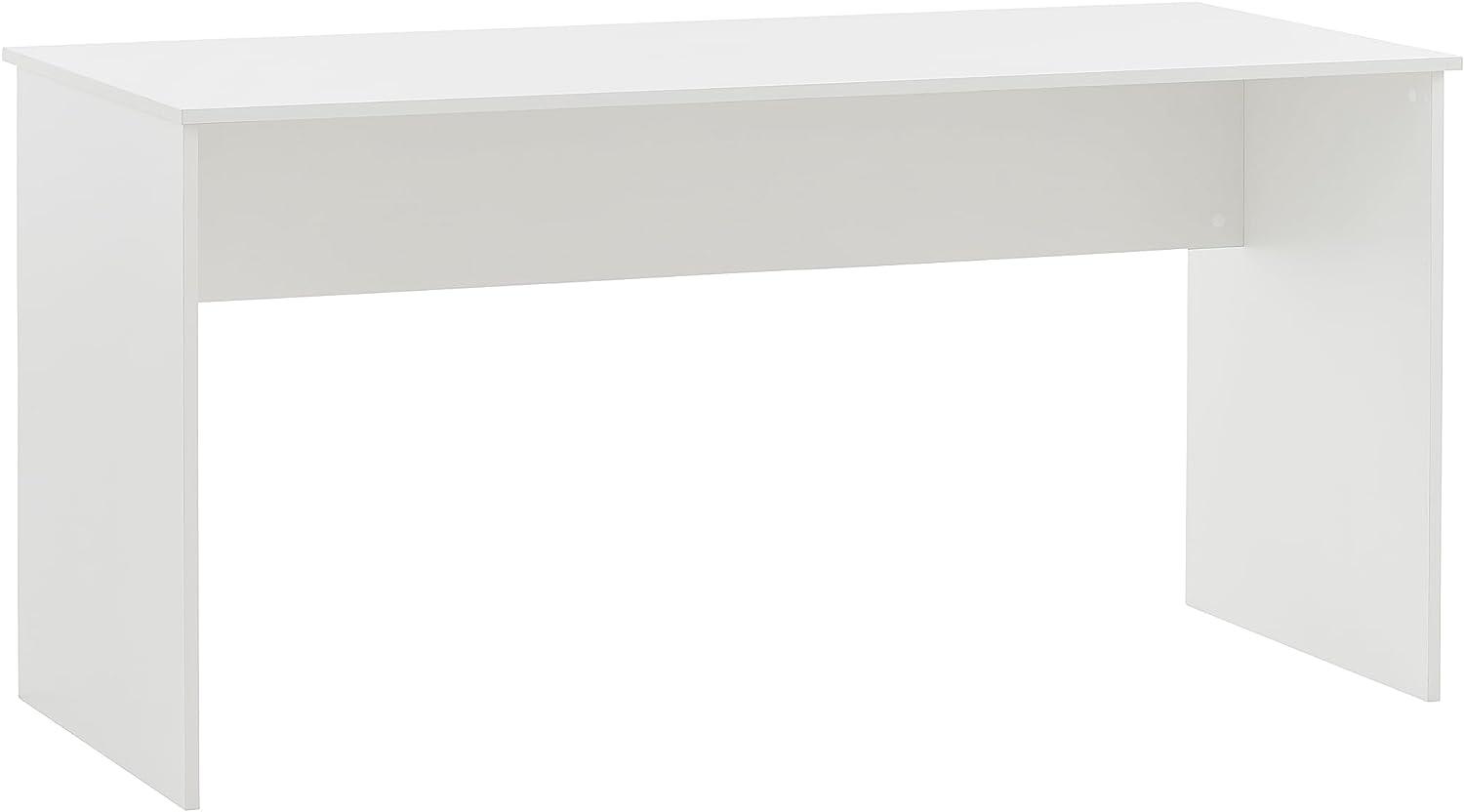 SCHILDMEYER Schreibtisch Bürotisch Computertisch Tisch weiß 150 x 73,6 x 65 cm Bild 1