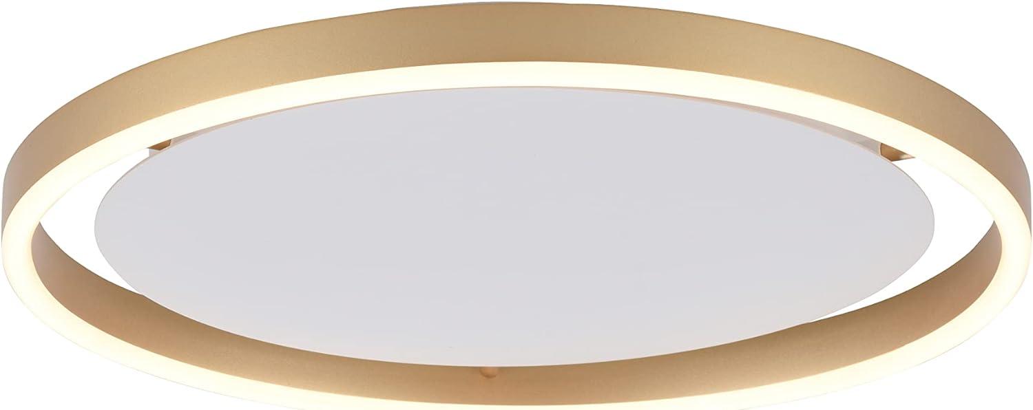 Leuchten Direkt 15391-60 RITUS LED Deckenleuchte Messing Matt rund 40cm Bild 1