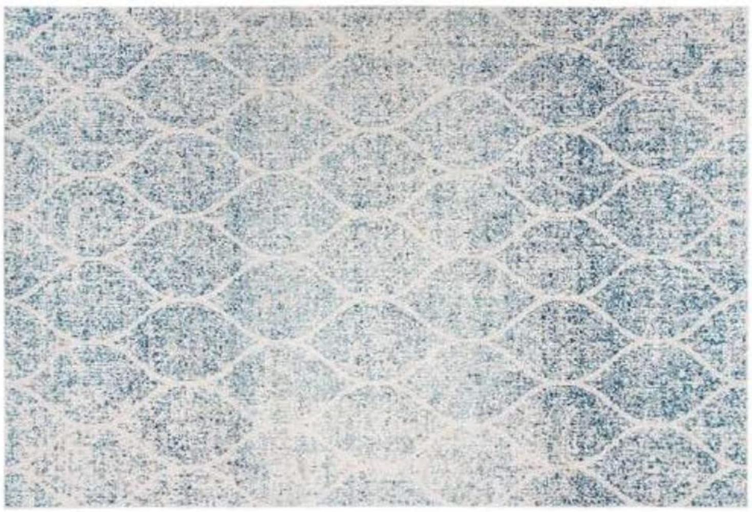 Teppich DKD Home Decor Blau Baumwolle Chenille (120 x 180 x 1 cm) Bild 1