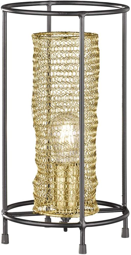 Tischlampe, Waben Design, Gold, H 36 cm, ANO Bild 1