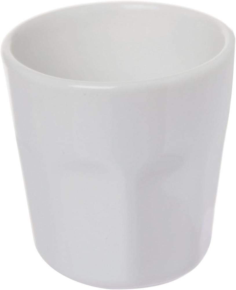 Excelsa Fashion White Becher Caffe '80 ml, Keramik, Weiß, 6 x 6 x 6. 3 cm Bild 1