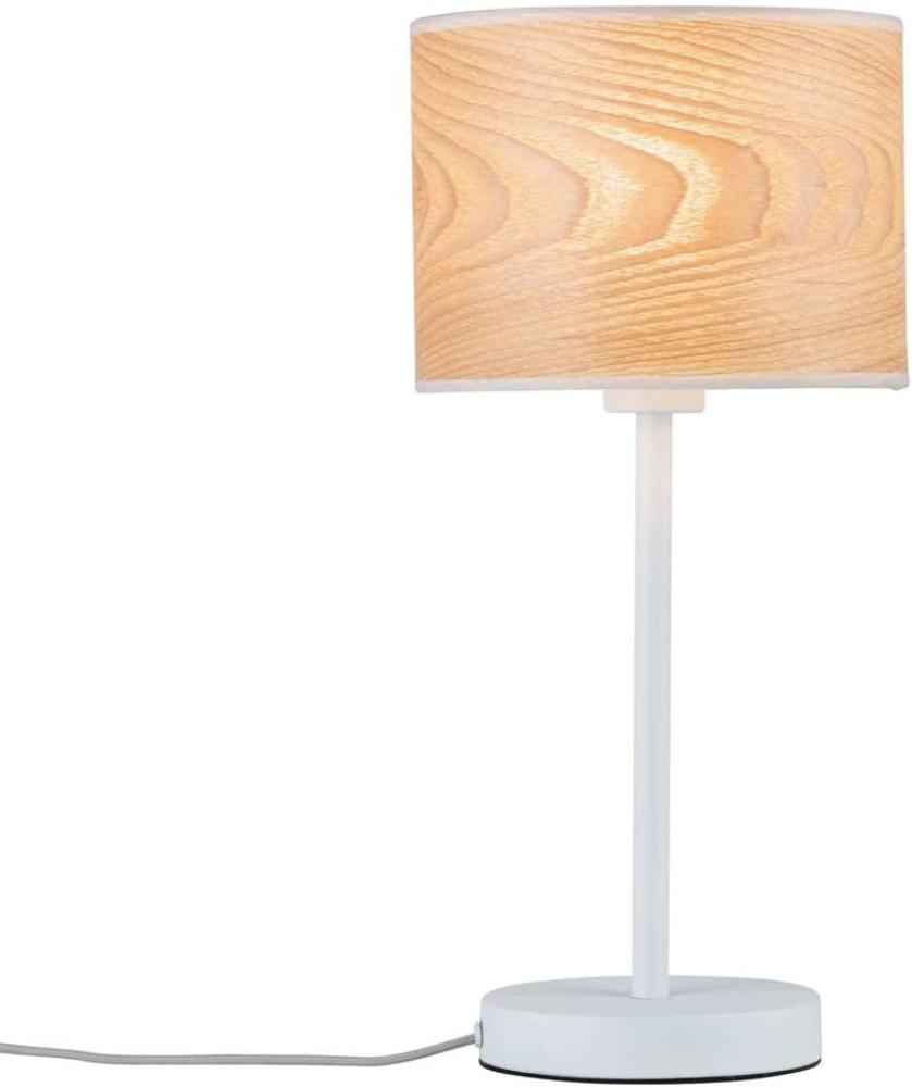 Tischlampe, Holz, weiß, H 44,5 cm, NEORDIC NETA Bild 1