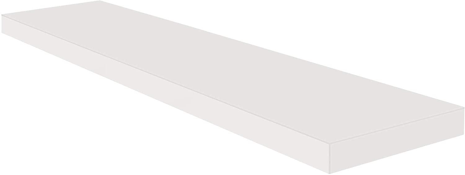 Wandboard Steckboard Hängeregal Wandregal 0521_90 Weiß matt Lack 90 cm breit Bild 1