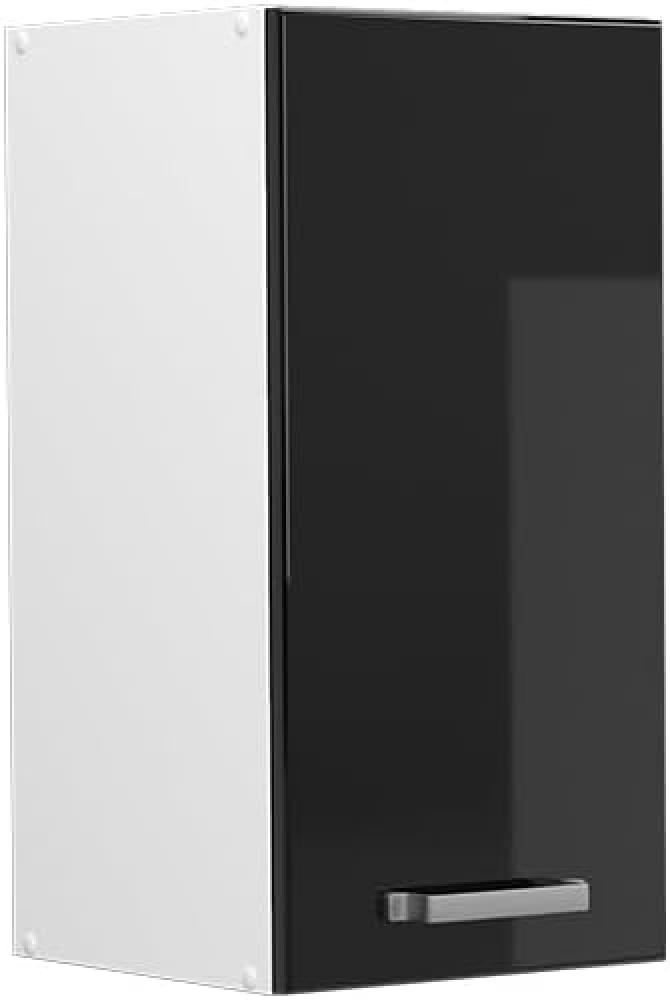 Vicco Hängeschrank Küchenschrank R-Line Solid Weiß Schwarz 30 cm modern Bild 1