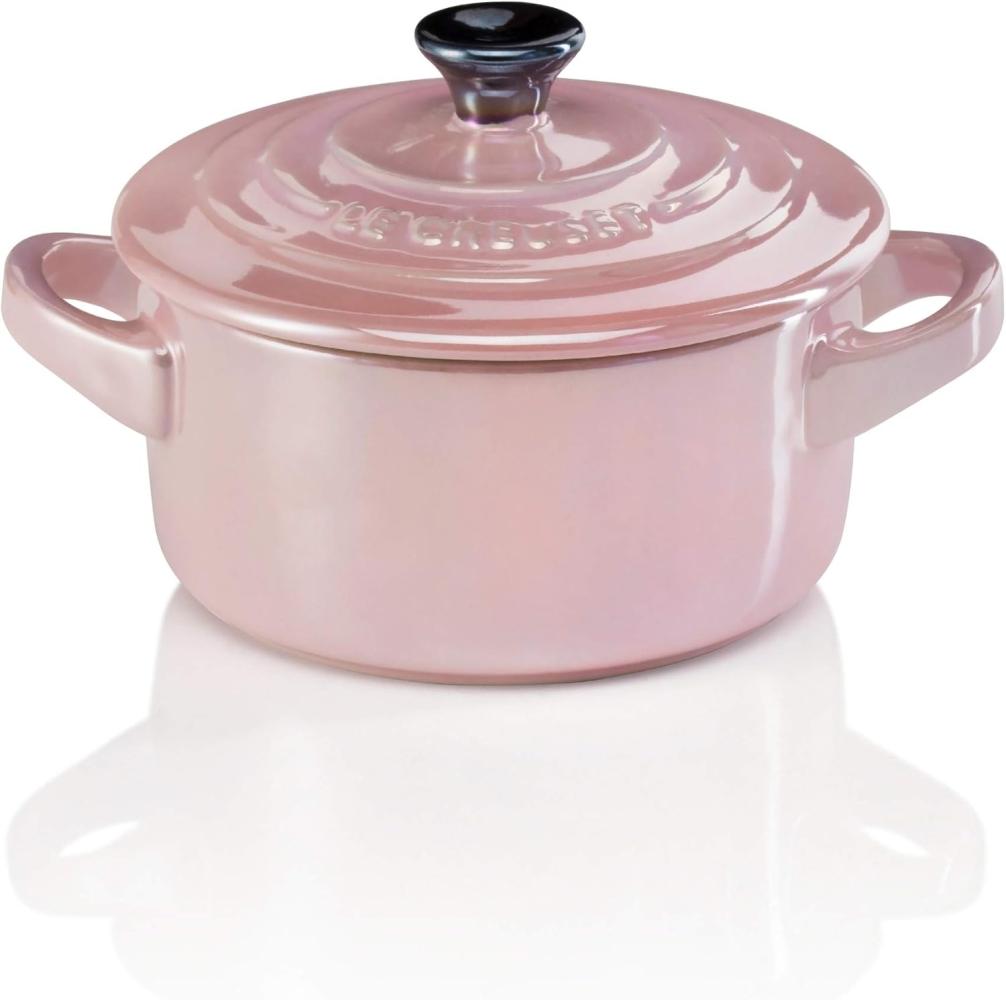 Mini Cocotte Metallics Chiffon Pink Poterie Le Creuset - Backofen geeignet Bild 1