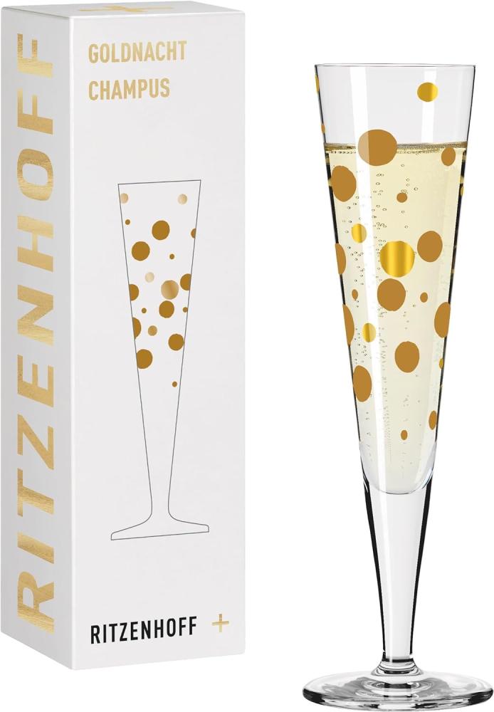 Ritzenhoff 1071041 Champagnerglas #41 GOLDNACHT Champus Andrea Arnolt 2024 in Geschenkbox Bild 1