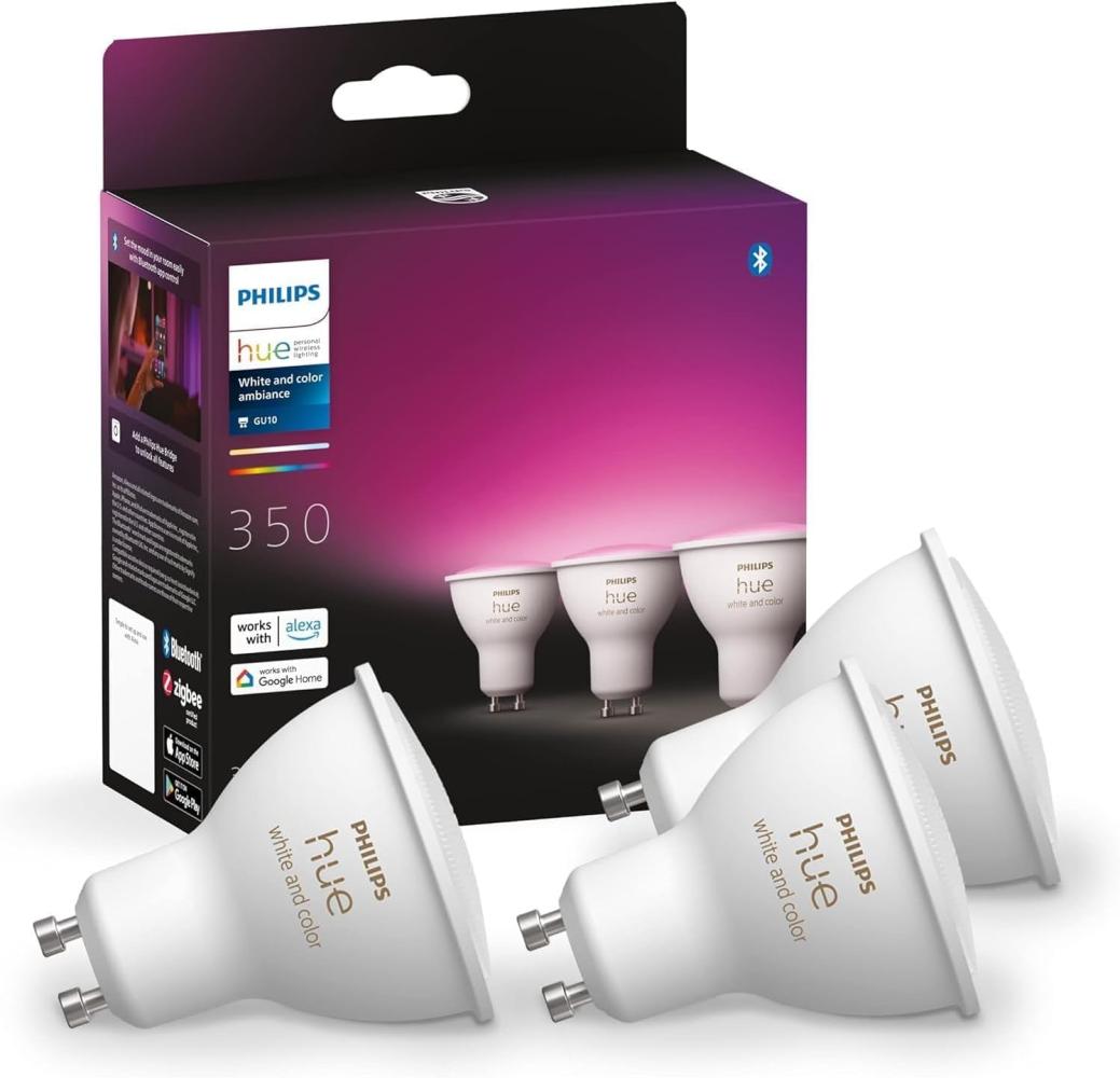 Signify Philips Hue White and Color Ambiance - LED-Lampe - GU10 - 5 W (Entsprechung 35 W) Bild 1