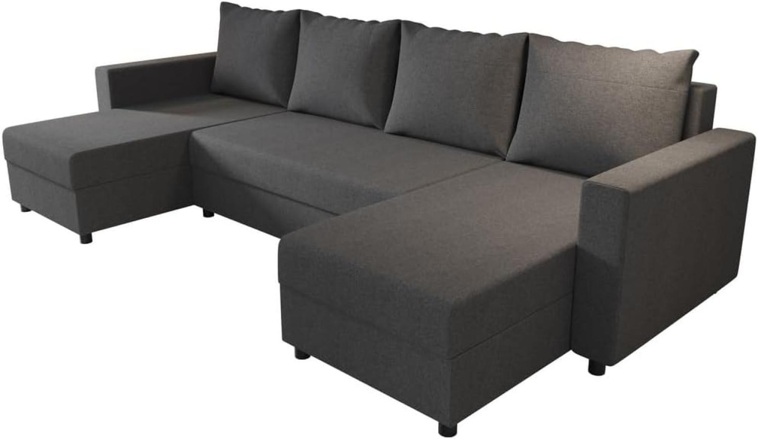 Sofa mit Schlaffunktion U-Form COOPER, 303x140, sawana 05 Bild 1