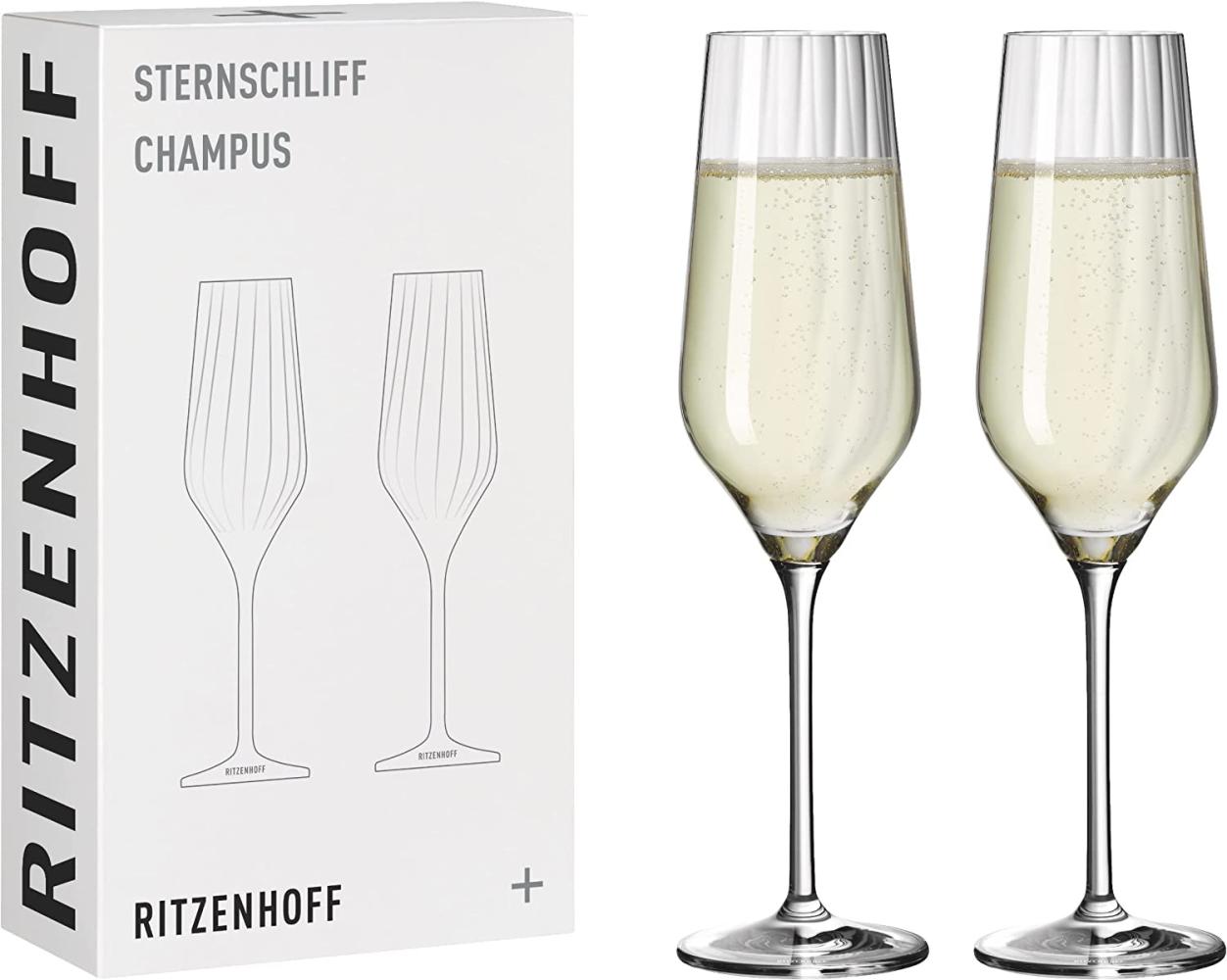 Ritzenhoff 3751001 Champagner 2er-Set 002 STERNSCHLIFF 2022 Bild 1