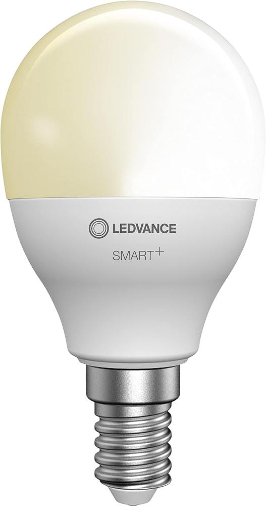 LEDVANCE Smarte LED-Lampe mit ZigBee Technologie, Sockel E14, Dimmbar, Warmweiß (2700 K), ersetzt Glühlampen mit 40 W, SMART+ Mini bulb Dimmable, 1er-Pack Bild 1