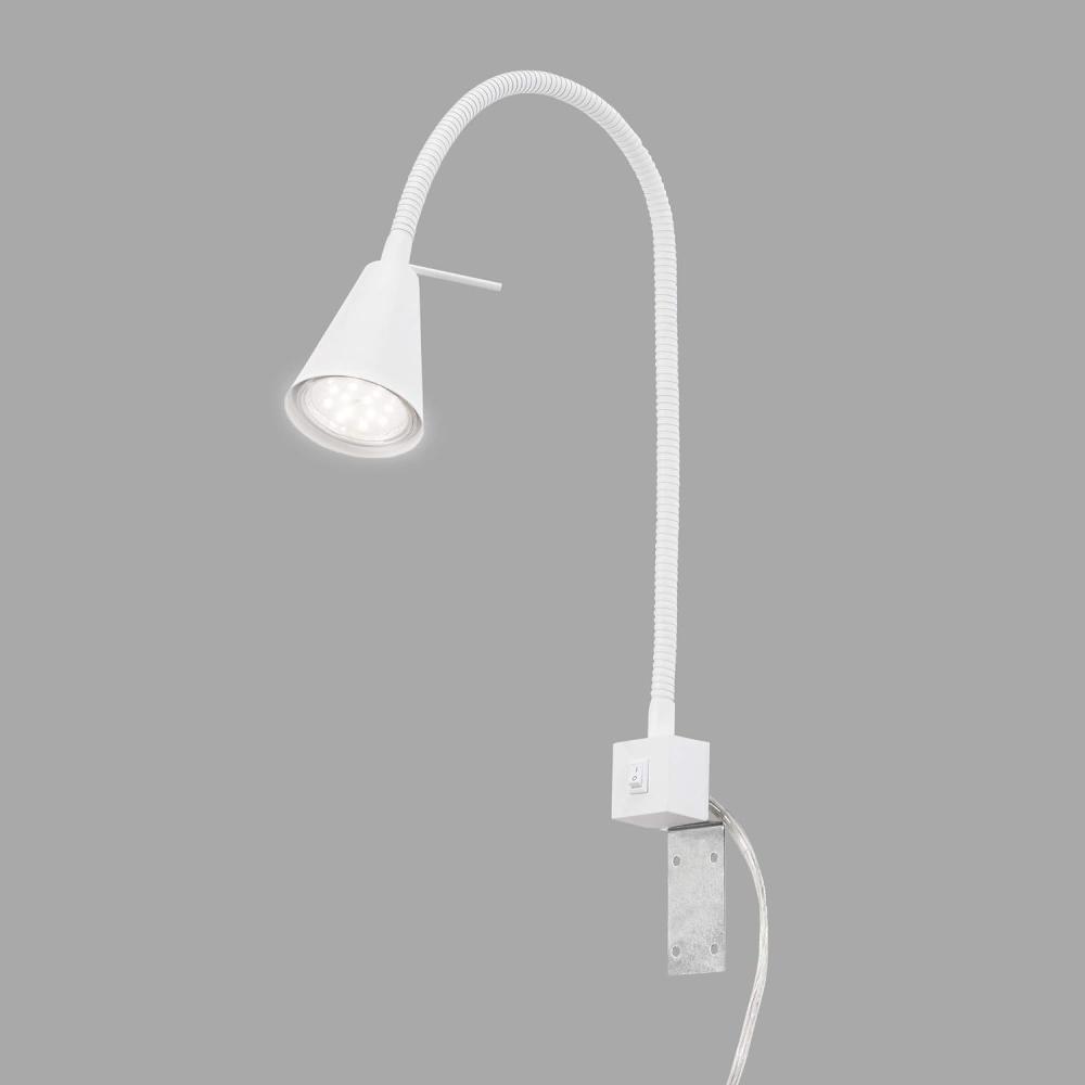 Briloner LED Wandleuchte Tuso weiß 5W, warmweiß Bild 1