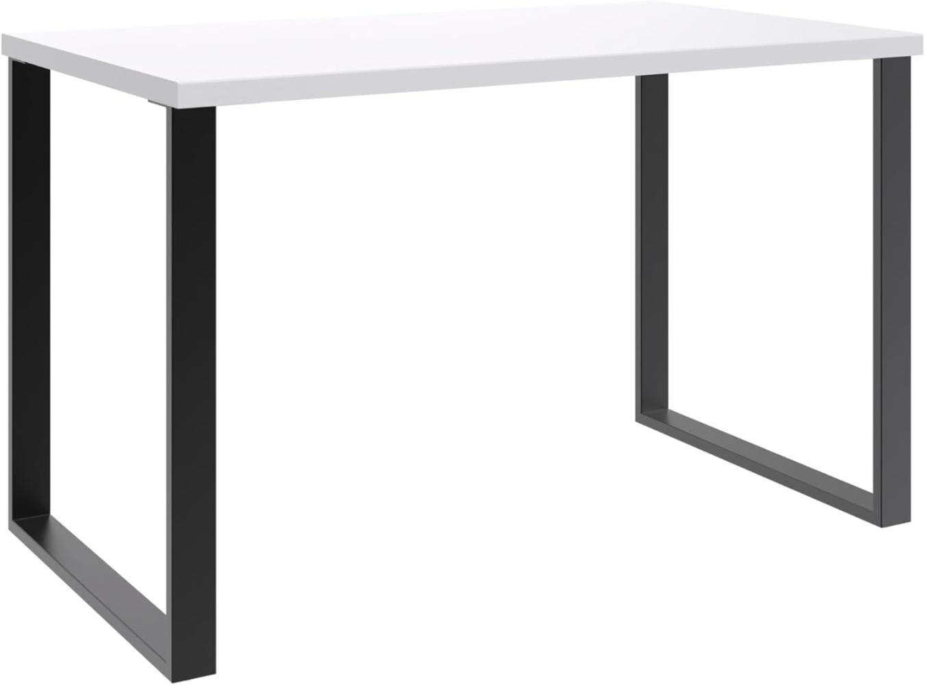 Schreibtisch >HOME DESK< in weiß - 120x75x70cm (BxHxT) Bild 1