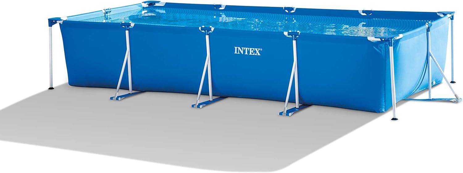 Intex 28274 Frame Pool Rectangular 450x220x84 cm Swimming Pool Filterpumpe Family Bild 1