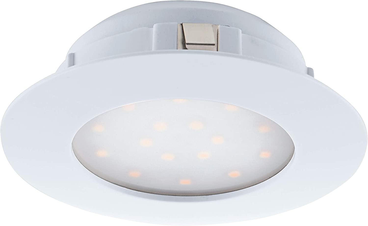 Eglo 95887 Hochvolt LED Einbauleuchte Pineda in weiß 1X12W Ø 10,2cm IP44 Bild 1