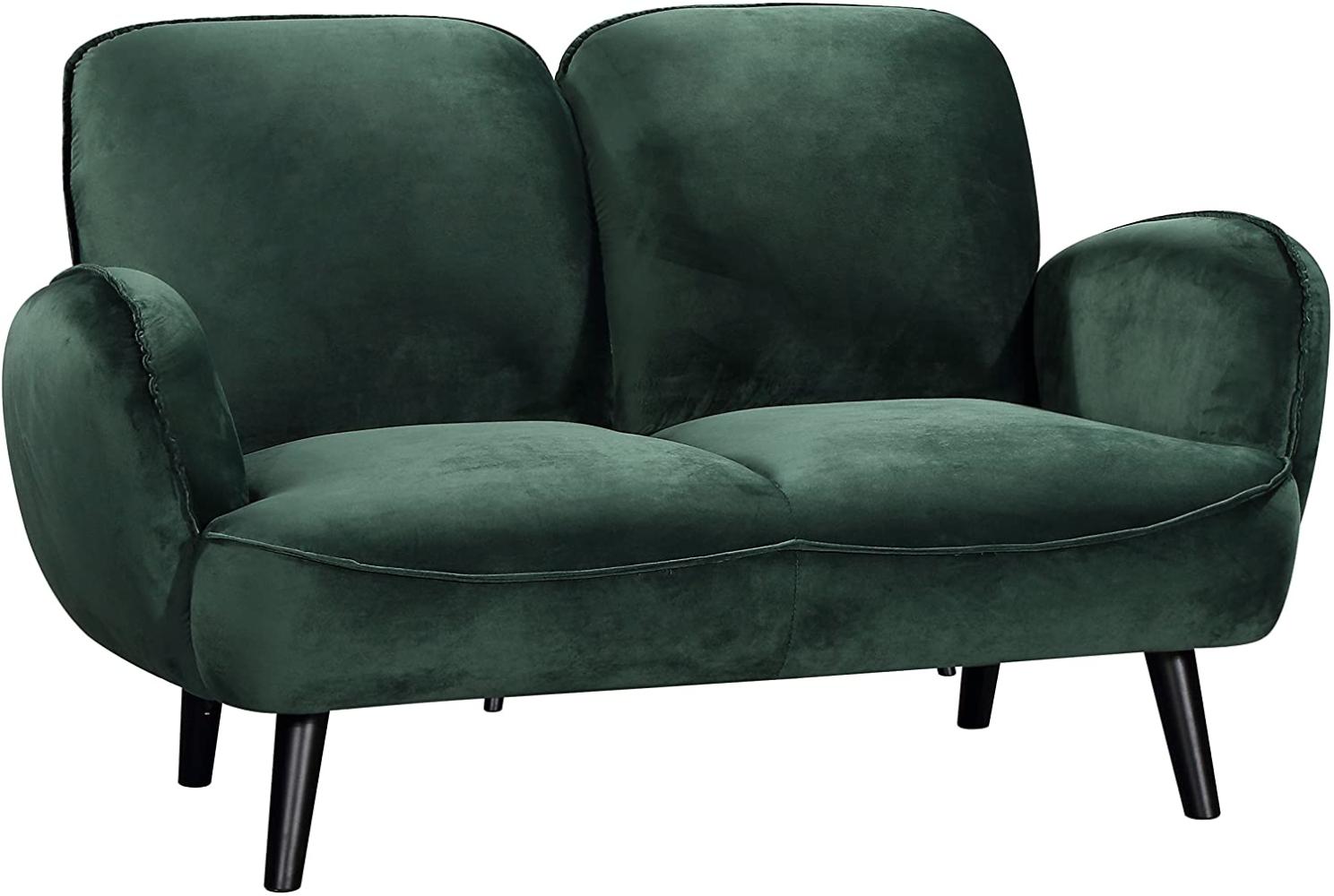 Atlantic Home Collection BEN, 2-Sitzer Sofa, Samt, grün Bild 1