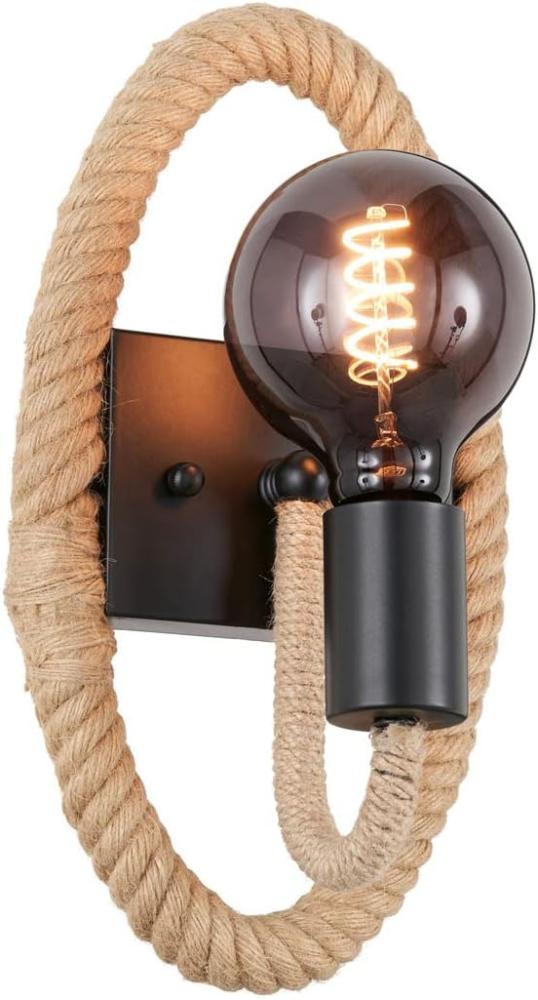 Wandleuchte Design Maritim - Taulampe mit Seil & Deko LED, Höhe 30cm Bild 1