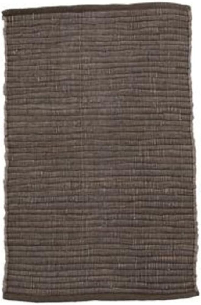 Teppich Chindi aus Baumwolle in Braun, 60 x 90 cm Bild 1