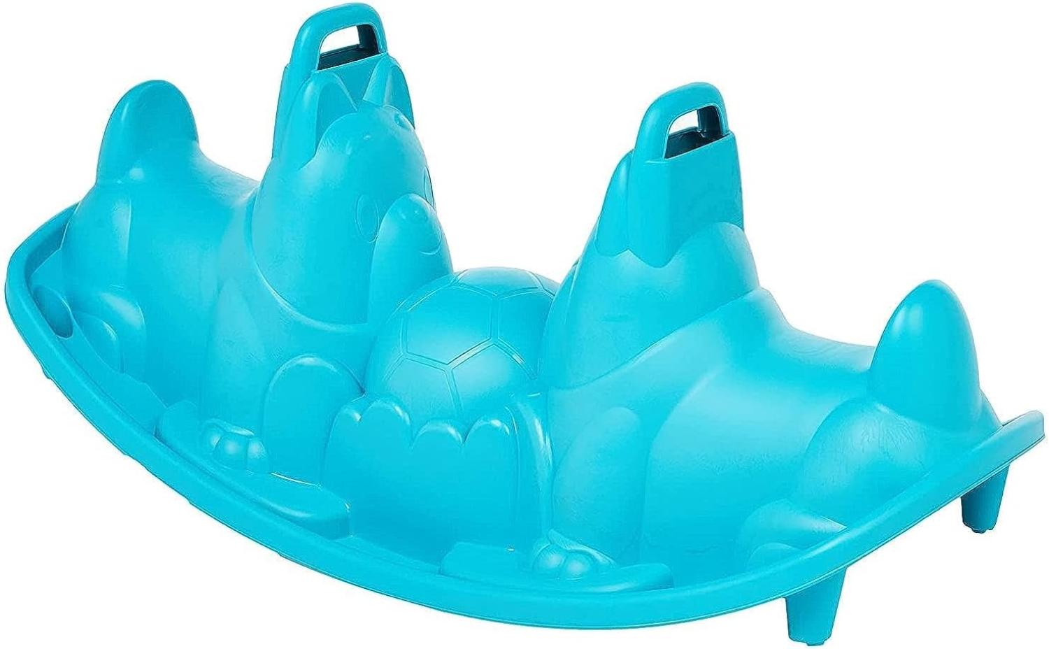 Smoby - Kinderwippe in Hundeform blau Bild 1