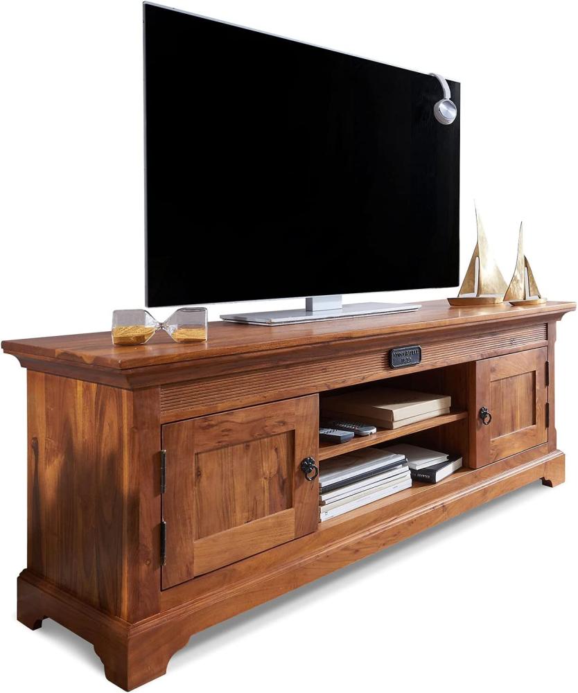 Möbel-Eins BELGRAD TV-Element I, Material Massivholz, Akazie massiv lackiert Bild 1