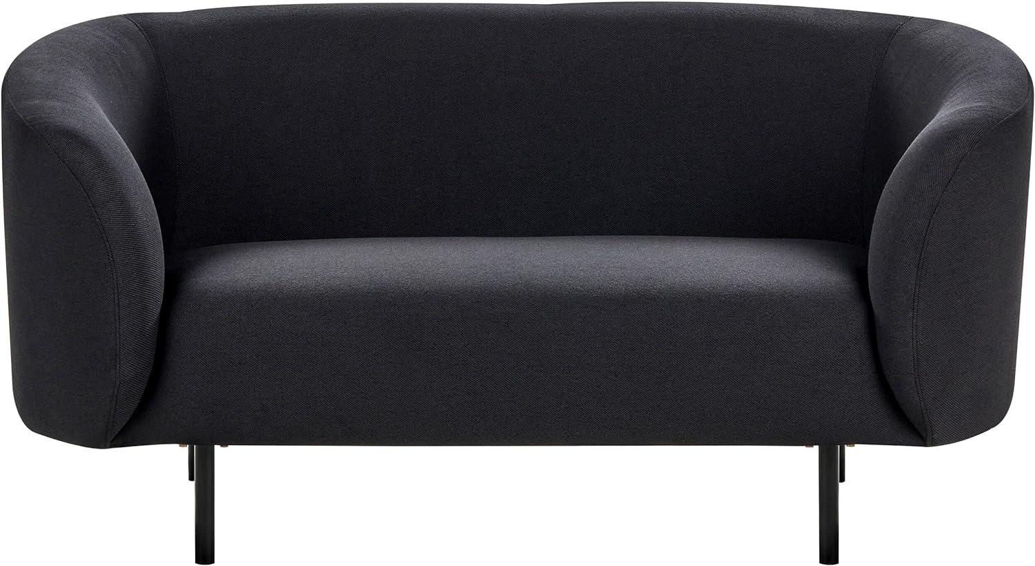 2-Sitzer Sofa Stoff schwarz LOEN Bild 1
