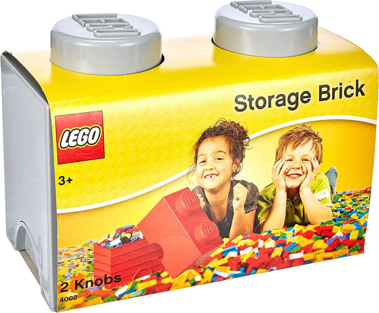 Room Copenhagen 'LEGO Storage Brick 2' Aufbewahrungsbox grau Bild 1
