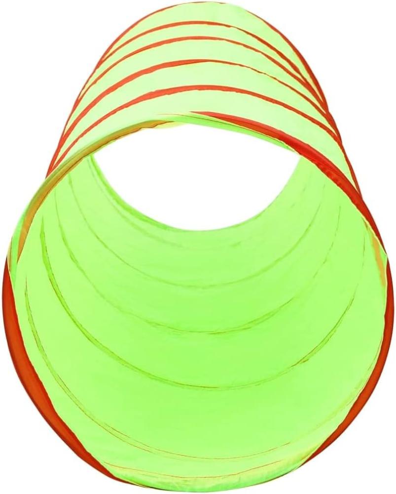 Spieltunnel mit 250 Bällen Grün 175 cm Polyester Bild 1