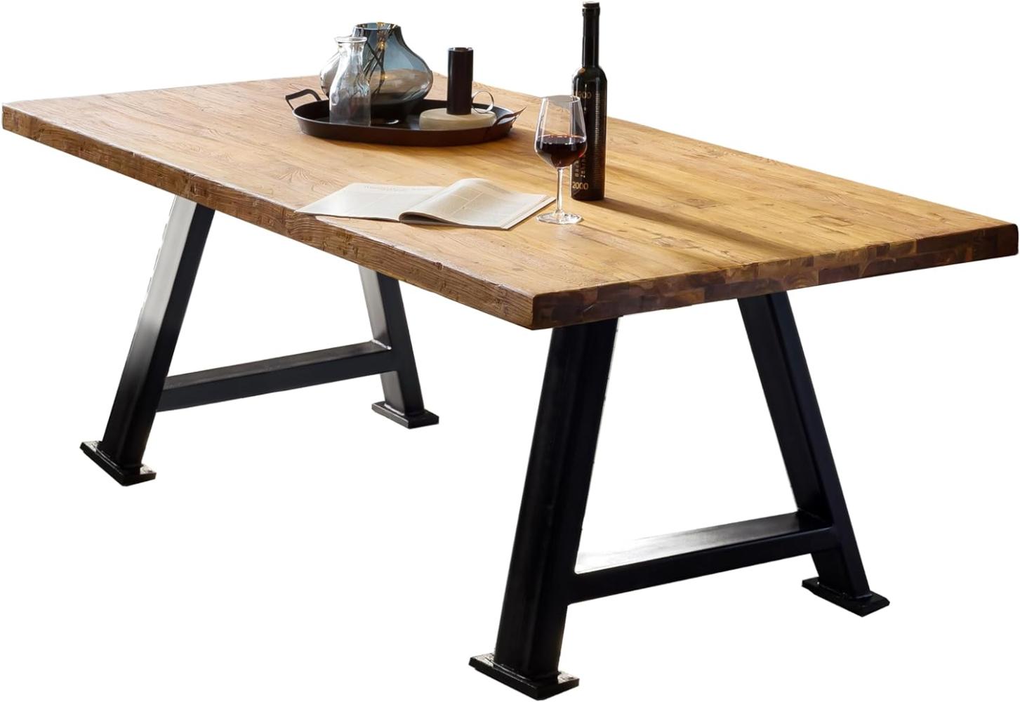Tisch 200x100 Teak Holztisch Esstisch Küchentisch Wohnzimmertisch Speisetisch Bild 1