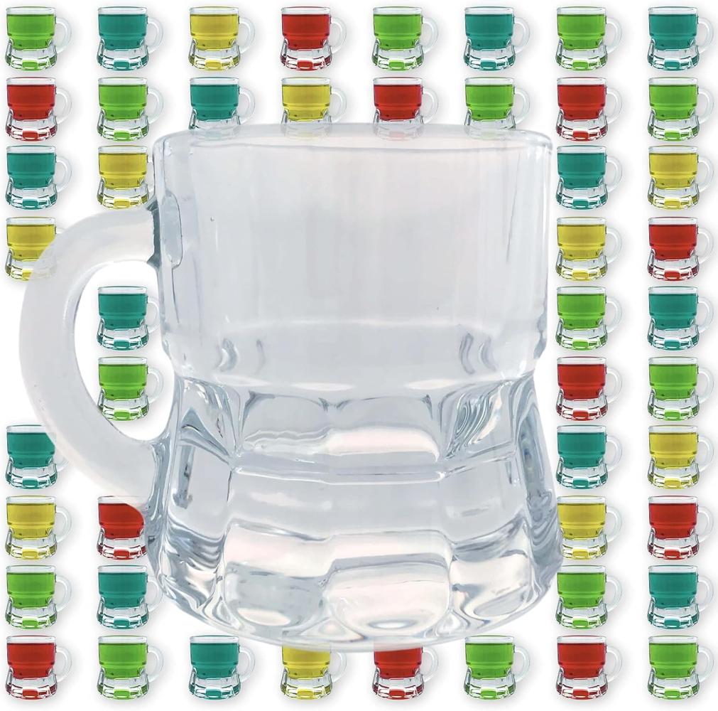 Schnapsglas Schnapsgläser Schnaps Stamper Kurze Glas mit Henkel 2cl 48 Stk Bild 1