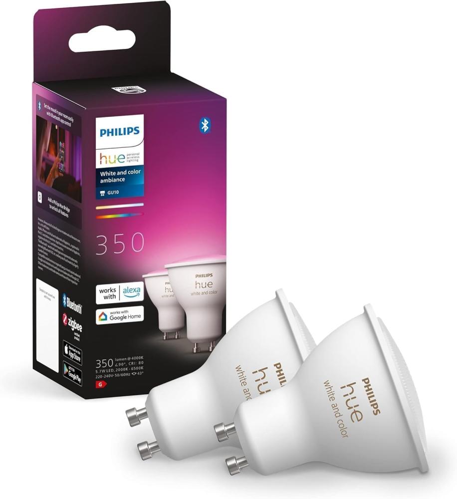 Philips Hue Color GU10 Spotlight - Doppelpack Bild 1