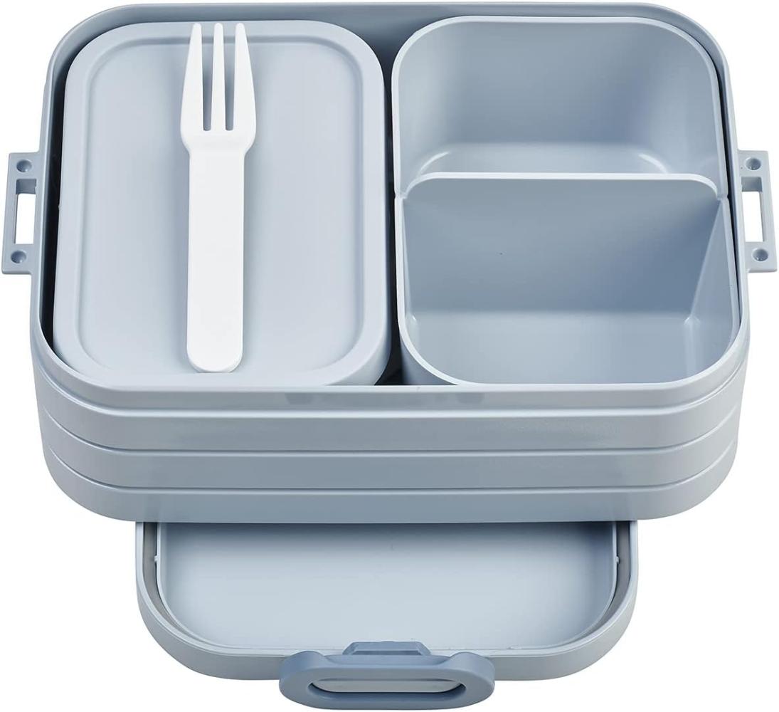 Mepal - Lunchbox Take A break midi - Brotdose mit Fächern - Geeignet fur bis zu 4 butterbrote - 900 ml - Nordic blue Bild 1