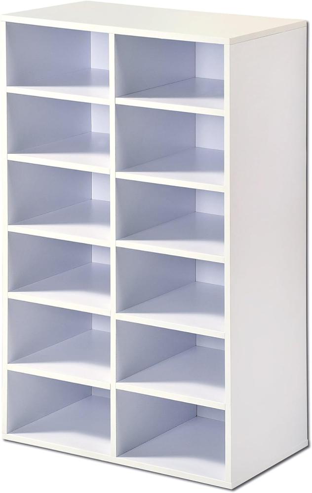 Kesper Universalschrank, Holz, weiß, 51. 5 x 29. 5 x 87 cm Bild 1
