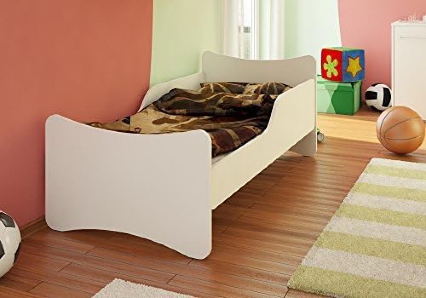 Best For Kids Kinderbett mit Schaummatratze 80x160 cm, weiß Bild 1