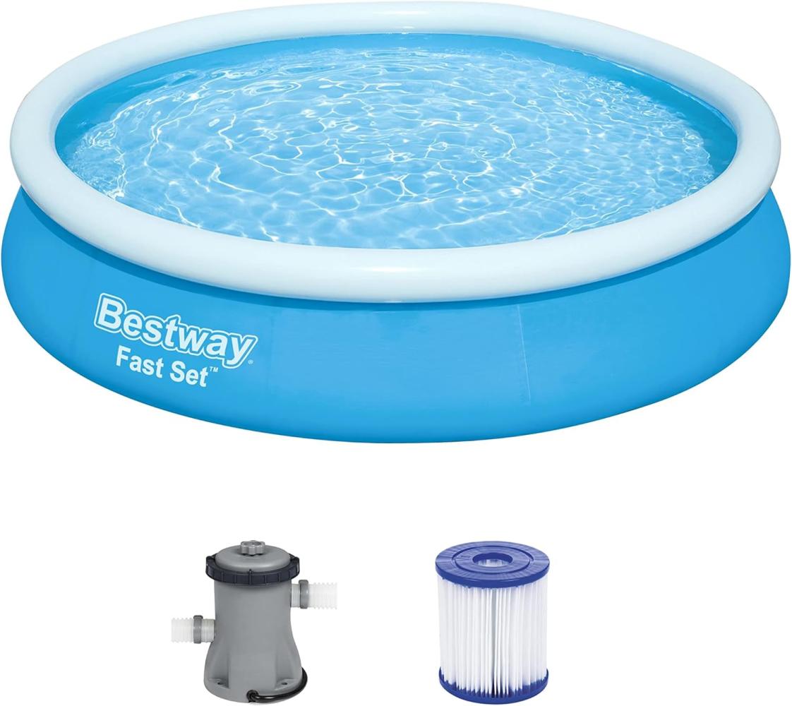 Bestway Fast Pool Set mit Filterpumpe 366 x 76 cm 57274 Bild 1