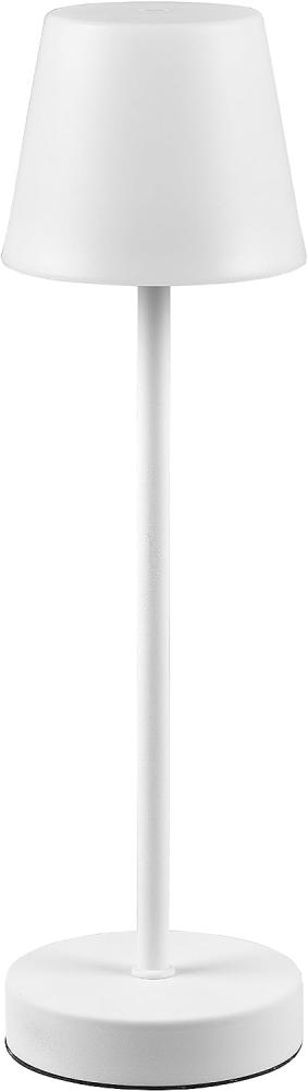 Akku Aussen Tischleuchte Weiß LED MARTINEZ Lampe USB Touch Dimmer ca. 39 cm Bild 1