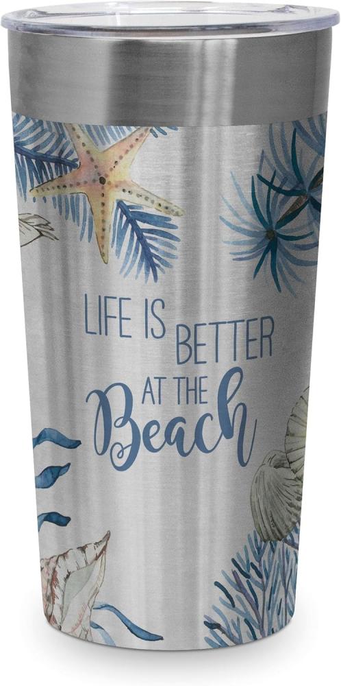 PPD Ocean Life is better Steel Travel Mug, Thermobecher, Coffee To Go, Thermo Becher, Isobecher, 430 ml, 604390 Bild 1