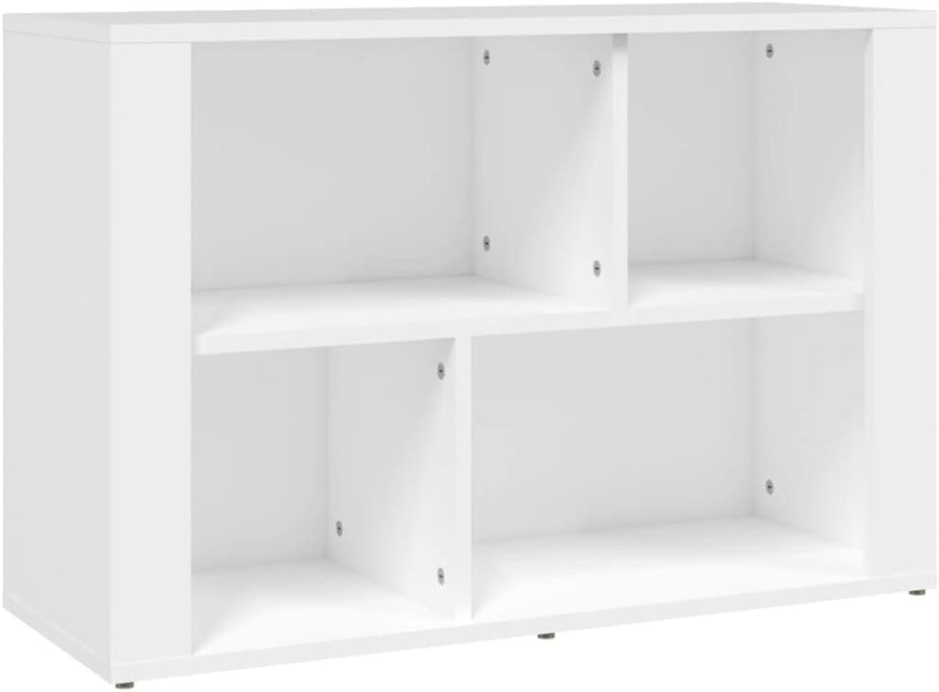 vidaXL Sideboard Weiß 80x30x54 cm Holzwerkstoff Bild 1