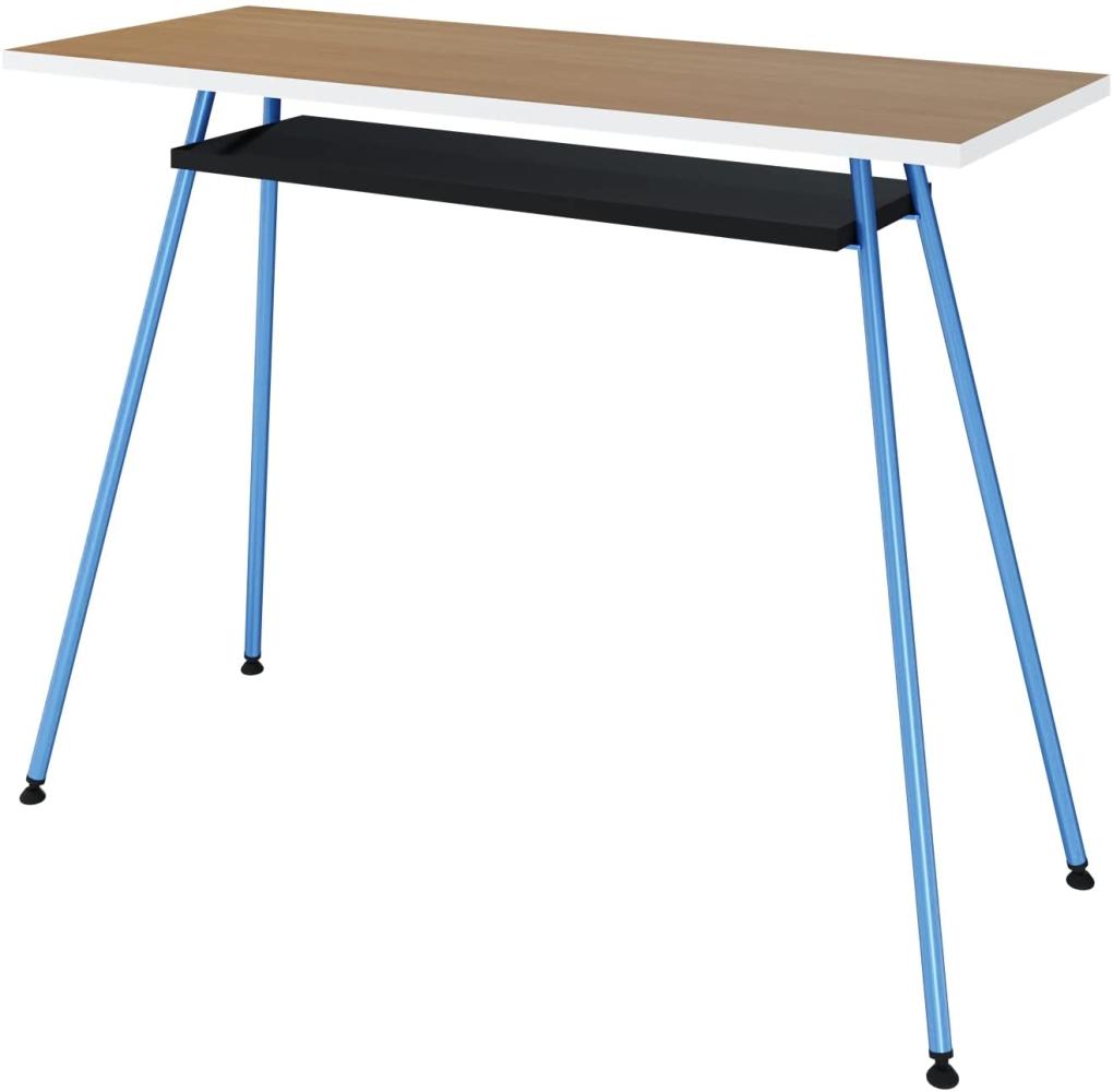 LEVIRA – Tisch, Büro, Kost Colors - 100 x 40 x 75 - Blau Bild 1