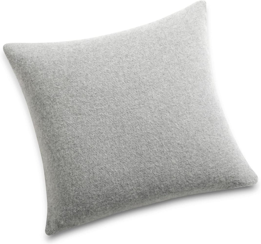 Biederlack Dekokissenhülle Cashmere Cushion | 40x40 cm | grau Bild 1