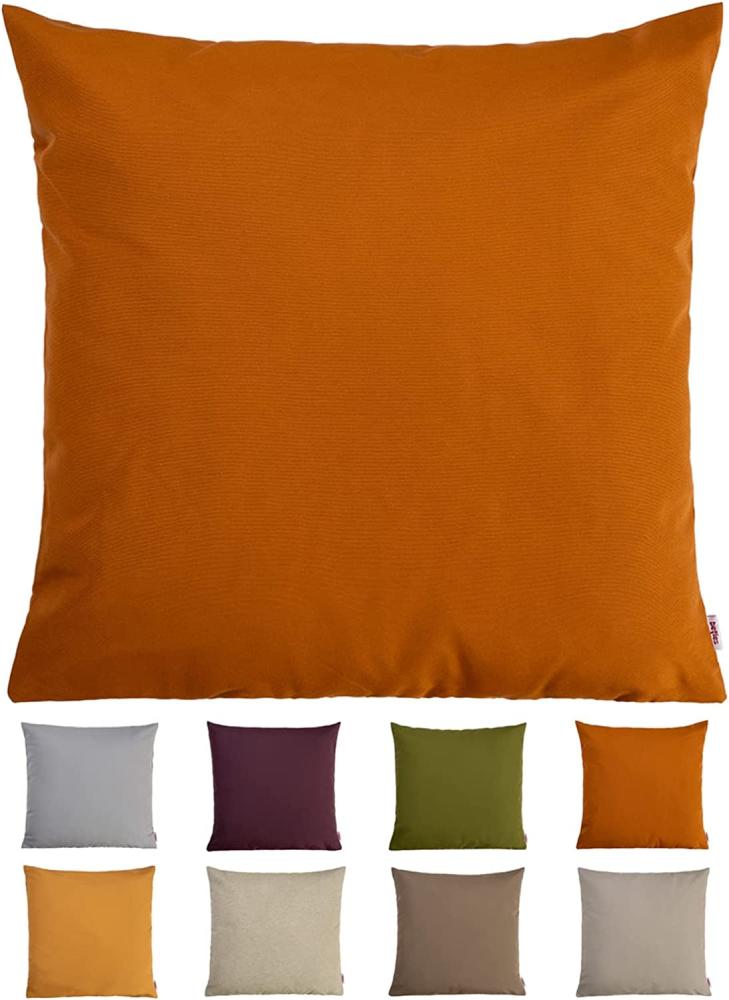 Kissenhülle ca. 60x60 cm sanddorn-orange beties "Wunschton" Bild 1