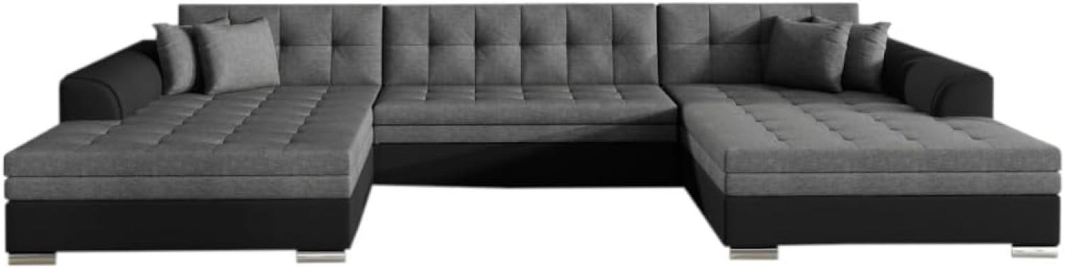 Ausziehbares Sofa ALABAMA, U-Form, 355x80x165, sawana 05/soft 11 Bild 1