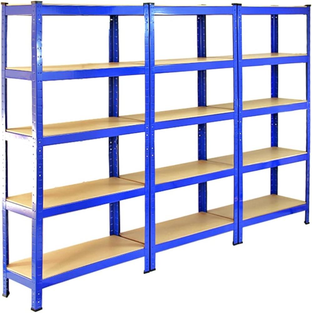 3 x Monster Racking T-Rax 75cm Lagerregal - Blau Bild 1