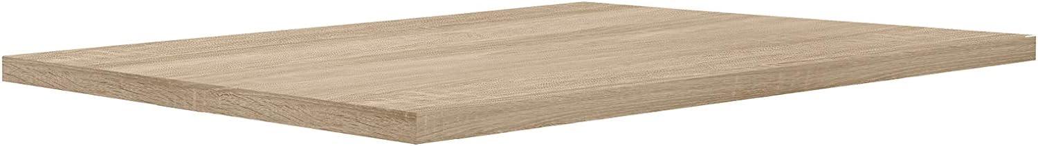 FORTE Tischsystem: Tischplatte aus Holzwerkstoff in Sonoma Eiche, 140 x 3,8 x 90 cm Bild 1
