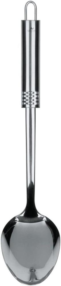 Fackelmann Servierlöffel 31 cm OVALGRIFF, Vorlegelöffel, Küchenhelfer aus hochwertigem Edelstahl (Farbe: Silber), Menge: 1 Stück Bild 1