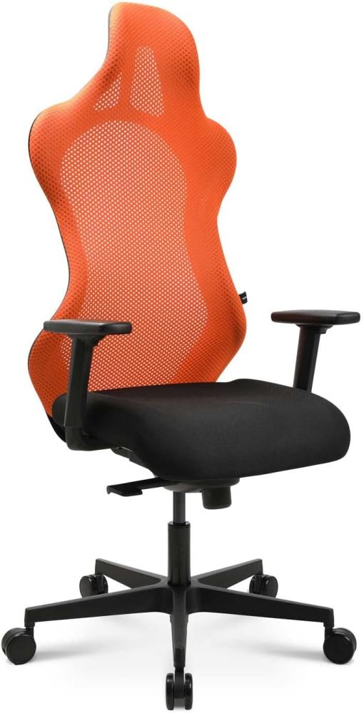 Topstar Sitness RS Sport Gamingstuhl, Kunststoff, orange/schwarz, One Size Bild 1