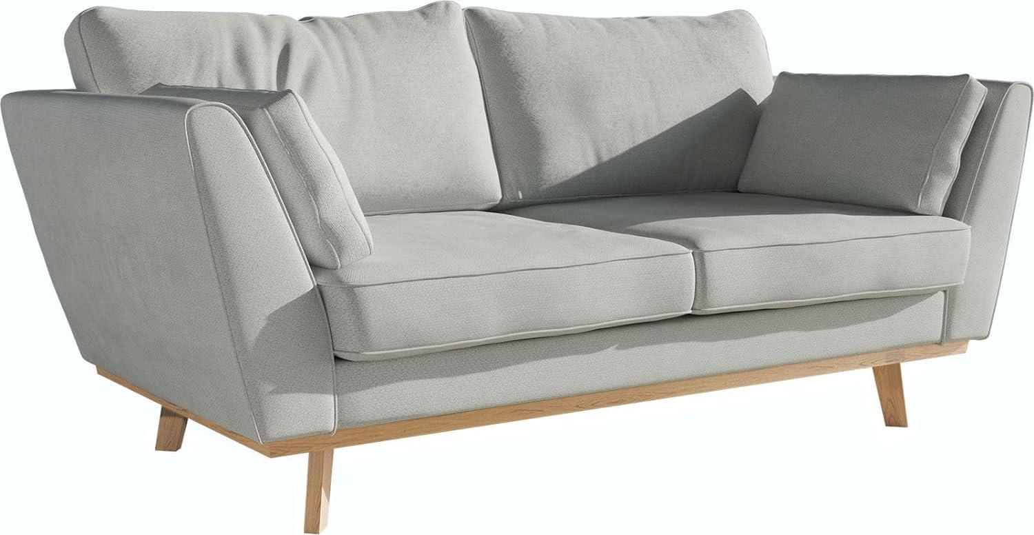Sofa Mena Flachgewebe Mint 180x90 cm 2-Sitzer Bild 1